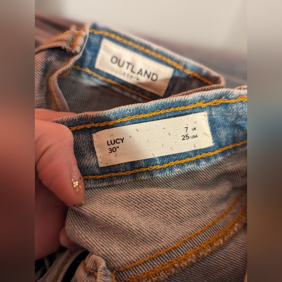 Outland womens high waisted denim size 25 - Picture 3 of 5